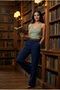 2-Pack Women's Cotton V-Neck Lace Detailed Thin Rope Strap Undershirt Casual Stylish Underwear Badi - 5