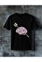 Brain Arrow Printed Oversize T-Shirt