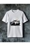 Cankurtaran Araba Illustration Printed Oversize T-Shirt