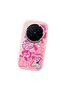 Vivo X300 Pro Compatible Shock-Absorbing Camera Protected Pink Silicone Case - 3