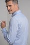 Men's Regular Fit Long Sleeve Cotton Shirt with Pockets - 2