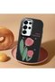 Black Silicone Case Compatible with Samsung Galaxy S25 Ultra with Shock-Absorbing Camera Protections - 2