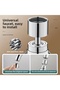 3.95in 304 Stainless Steel Kitchen Faucet Extender - 720° Rotating Anti-Splash Nozzle, 3 Spray Modes - 3