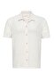 Polo neck knitted short sleeve men's shirt