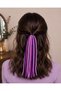 Pink Purple Glittery Braided Hair Clip – Sparkling Boho Hair Accessory - 3