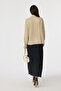 Elegant Çağla Shirt with Textured Scarf Detail 0143 - 5