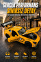 Yellow Color Mercedes Amg Gt3 1/24 Diecast Collectible Model Car - 6