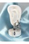 Zircon Stone Evil Eye Beaded Multiple Dangle Hoop Earrings - 2