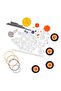 78kinds a set Plastic Gears Plastic Gears Kit Gears Plastic Gears Pulley Belt Worm Rack Kits Gear Se - 4