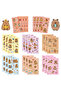 8 Sheets Original Capybara Emoticons Waterproof Graffiti Stickers for Helmet Bicycle Hand Account...