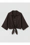 Nevavm Crop Linen Blend Women's Shirt with a Difference - 5