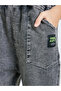 Kids Grey Acid Wash Jogger Jeans - 3