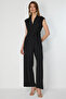 Tie-Waist V-Neck Jumpsuit 6444 - 2