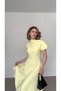 Asymmetrical Neck Midi Dress - 7