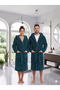 Plus Size Women'S/Men's Wellsoft Robe - Soft Textured Hooded