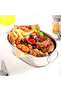 Silk Route - Oval Galvanized Metal Tub Soda Bee, Wine Ice Holder Portable Party Drink Chiller - 5