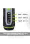 3.6 V Electric Screwdriver, Rechargeable Cordless Screwdriver Set with 35 Bits, Extension Rod, USB Charging Cable in Carrying Case, LED Light, Black Gray - 3