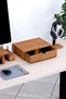 Desna Single-Drawer Cabinet & Monitor Stand - Cherry |   34 cm X 25 cm X 9.6 cm | - 5