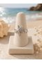 Coralia Double Starfish Steel Ring - Adjustable (Silver Color) - 2