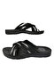 Men's Black-Gray Large Size Battal Slippers