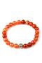 8 mm Natural Stone Brown Agate Stone Bracelet (Evil Eye Stone)