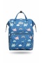 Cute Elephants Waterproof Stain-Proof Erasable Fabric Mother Baby Bag - 3