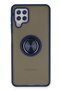 Ilkeshop Galaxy A22 Case Montreal Ringed Silicone Cover (234613) - Navy Blue