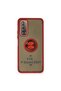 Huawei P Smart 2021 Case Montreal Silicone Cover with Ring - Red