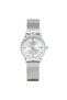 2026 New Simple, Stylish, and Elegant Simulated Steel Strap Metal Women's Wristwatch, Silver