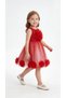 Glittery Tulle Floral Girl's Dress - 3