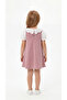 Stoned Lace Collar Girl's Dress - 4