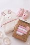 100% Cotton 4-Piece Rabbit Baby Bathrobe Set + 7-Piece Baby Wipes with Gift – Hooded, Boxed Newborn Gift Set (0-1 Year Old) - 6
