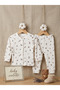 100% Cotton Flowery Pajamas for Girls 6 Months, 12 Months, 18 Months, 2 Years - 3