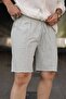 Men's Set of 3 Raw Linen Shorts - 3