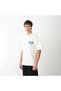 Men's Printed T-Shirt Short Sleeve Crew Neck Regular Fit Comfortable Fit Casual T-Shirt - White Mariposa - 3
