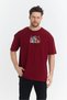 Unisex Oversize Embroidered Chainsaw Man Power Anime Design 100% Cotton T-Shirt - 2