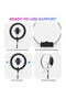 10 Inch RGB LED Soft Ring Light with Mobile Holder & Adjustable Brightness 360° Rotating Selfie Ring Light for Live Streaming, Makeup, Photography & Video Recording - 4