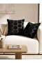2-Piece Pillowcase Sofa Pillow Cover Decorative Throw Pillow 45X45 cm Pompom Textured Ultra Soft - 3