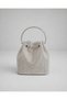 965364 Ruched Stone Decorated Hand and Crossbody Bag Stylish Evening Bag for Women - 4