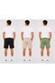 3-Pack Unisex Summer Comfortable Basic Shorts - 2
