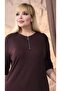 Plus Size Stylish and Comfortable Women's Blouse Short Sleeve Model - 2