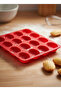 12-Piece Silicone Seashell Madeleine Mold – Non-Stick Cake and Chocolate Mold |   Heat Resistant Red, Bpa Free
