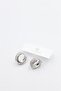 Jewelled Hoop Earrings - Silver - 2