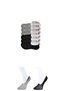 Glb-Stl41414 Black and Gray Women's Ballerina Socks 6 Pairs