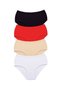 Glb-Stl41414 4 Pieces Tutku Women's High Waist Bato Thick Rubber Panties S12
