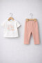 Printed Baby Girl 2-Piece Set - 2
