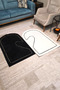 Heart-Shaped Double Prayer Mat, Couple's Prayer Mat, Dowry Couple's Prayer Mat, Plush, Soft, Elegant Textured - 4