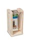 Living World Green Wood/Acrylic Hay Rack, Medium, 16 x 16 x 32.5 cm - 3