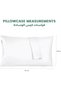 Pillow Cases Pack of 2, 50x75 cm (20x30 inch) Standard Size Ultra-Soft Brushed Microfiber, Durable - 3