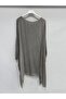 Mink Italian Bat Sleeve Lined Long Silk Tunic Blouse 40 - 46 Size - 3